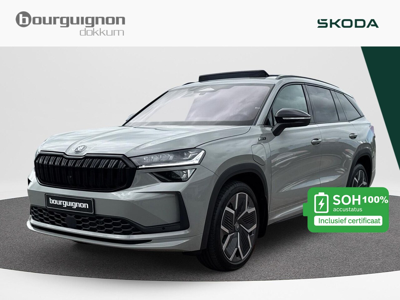 Skoda Kodiaq - 1.5 TSI PHEV Sportline Business |204Pk | Trekhaak | A-Camera | ACC | Side Assist | Pano da - AutoWereld.nl