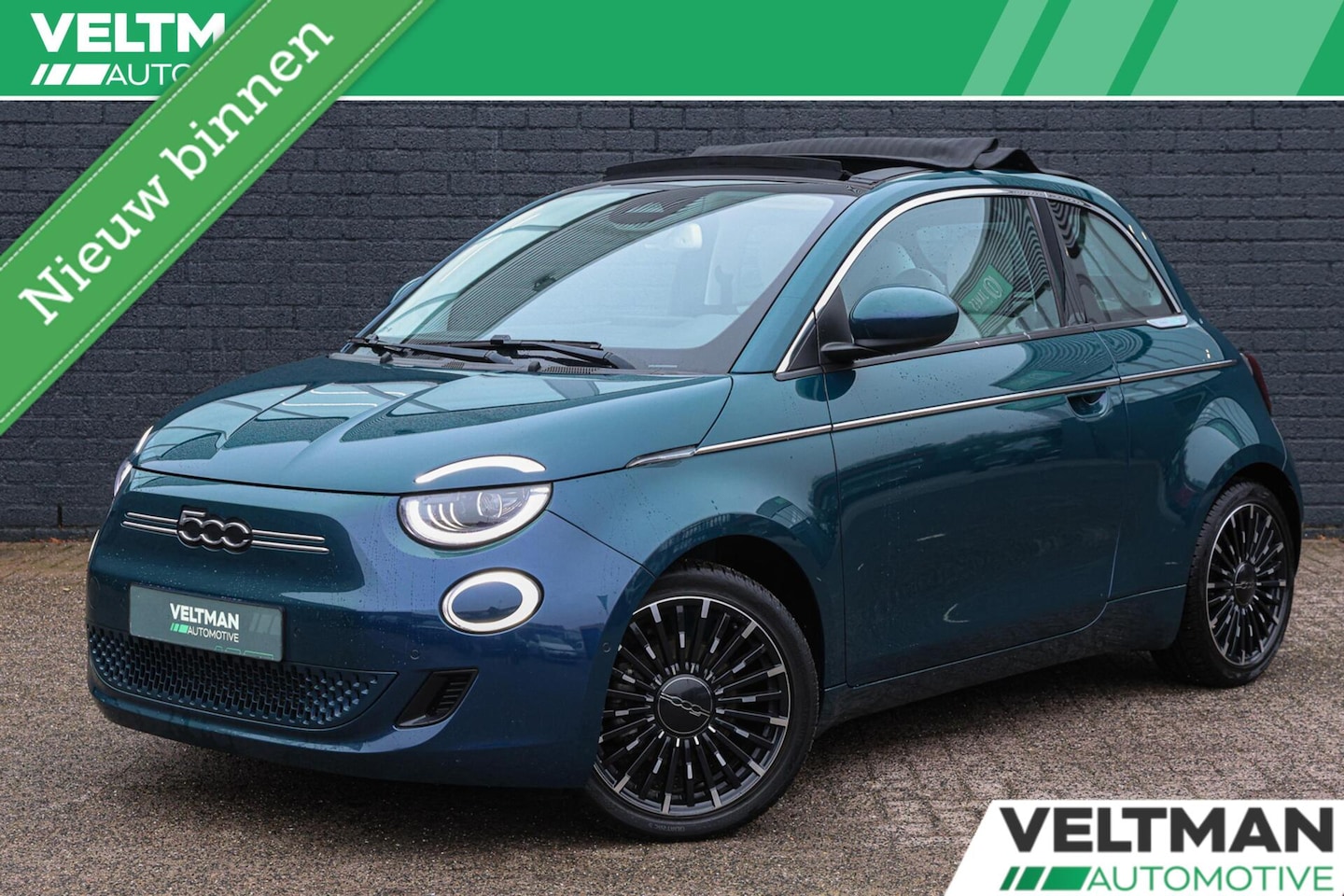 Fiat 500 C - La Prima 42 kWh STOELVERWARMING ADAPTIVE CRUISE LED - AutoWereld.nl
