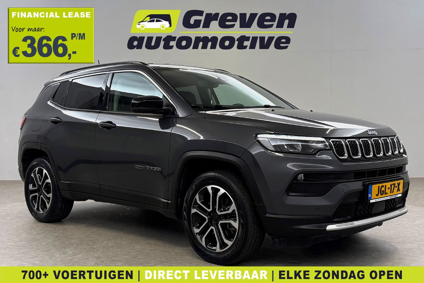 Jeep Compass - 4xe 190 Plug-in Hybrid Electric Limited | SOH: 85% | Virtual | LED | Carplay | Camera | Ad - AutoWereld.nl