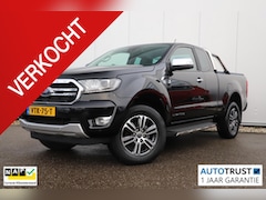Ford Ranger - 2.0 EcoBlue Limited Super Cab 170PK Trekhaak Automaat Navigatie Achteruitrijcamera Carplay