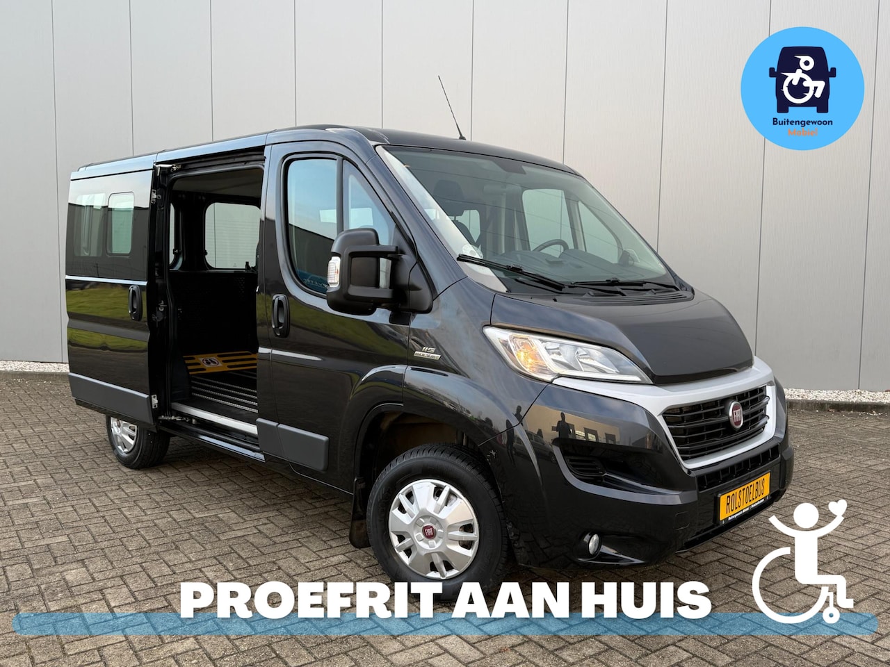Fiat Ducato - Rolstoel Voorin Rolstoelbus 4 Persoons bus - AutoWereld.nl