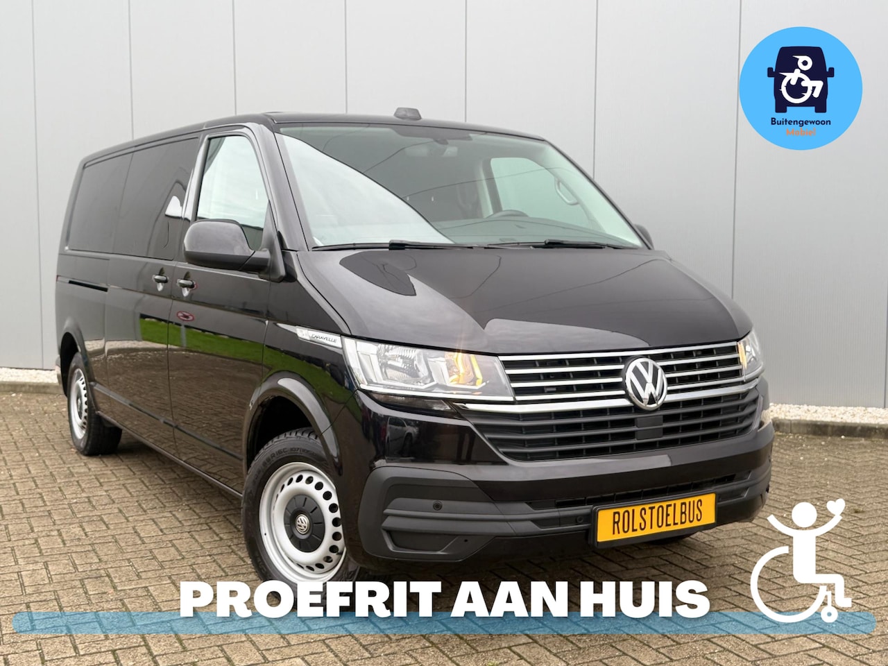 Volkswagen Transporter Caravelle - Rolstoelbus (Airco) Deluxe uitvoering - AutoWereld.nl