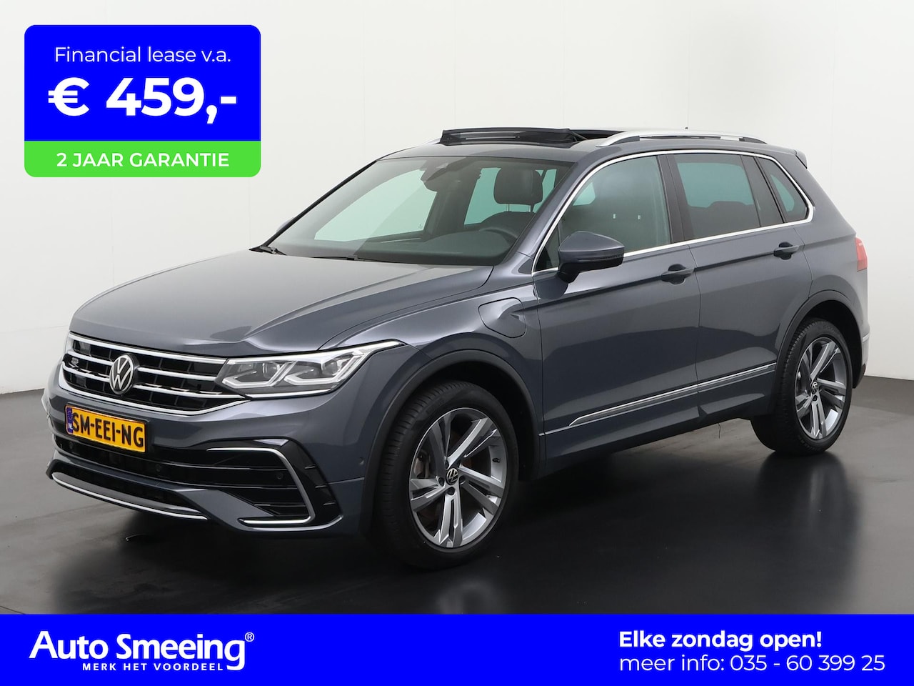 Volkswagen Tiguan - 1.4 TSI eHybrid R-Line | Panoramadak | Trekhaak | Leder | Zondag Open! - AutoWereld.nl
