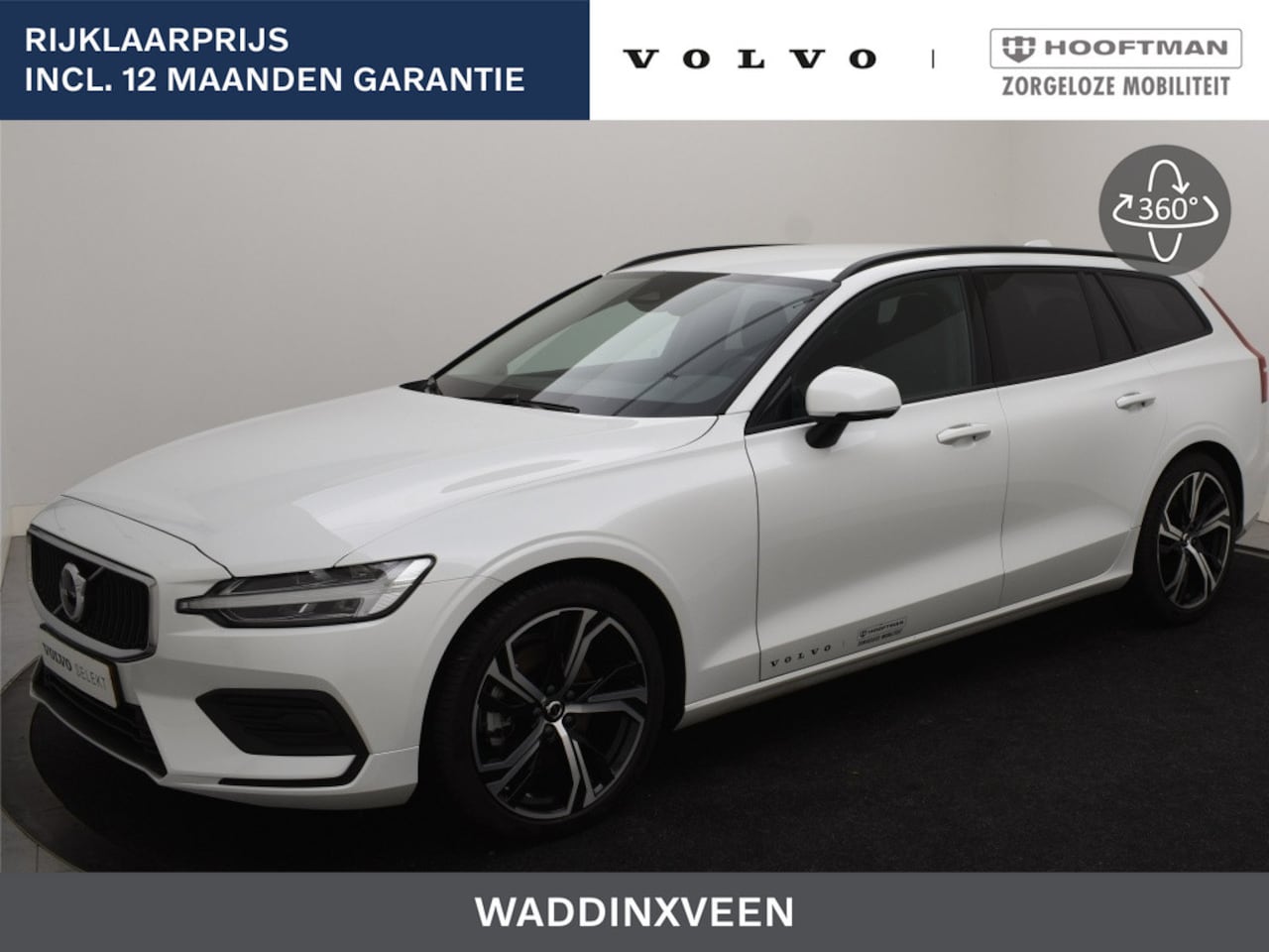 Volvo V60 - B4 AUT(7) ESSENTIAL EDITION LEDER 19INCH ACC BLIS GOOGLE MAPS - AutoWereld.nl
