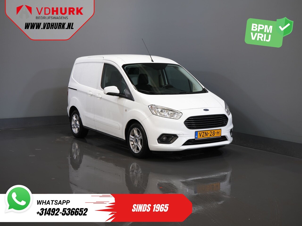 Ford Transit Courier - 1.0 EcoBoost Limited BENZINE BPM VRIJ! Carplay/ Camera/ Climate/ Cruise/ PDC/ LMV/ DAB - AutoWereld.nl