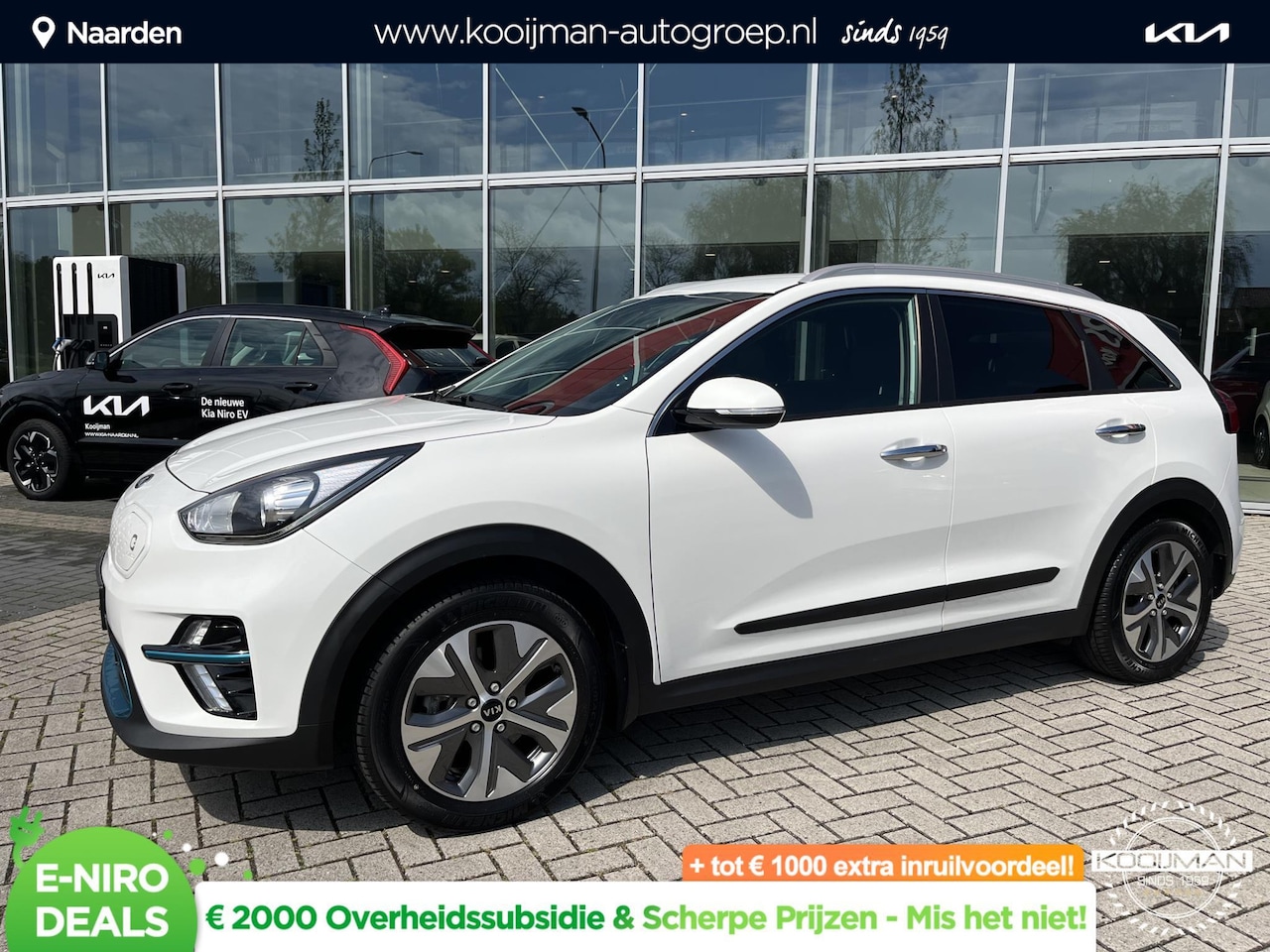 Kia e-Niro - DynamicLine 64 kWh Stoel/stuurverwarming | Adaptive Cruise control | Laneassist | Keyless - AutoWereld.nl