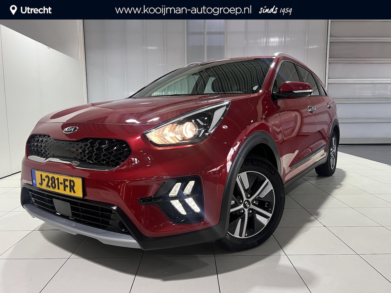 Kia Niro - 1.6 GDi Hybrid DynamicLine Apple Carplay/Android Auto, Navigatie, Camera. - AutoWereld.nl