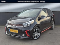 Kia Picanto - 1.2 CVVT GT-Line 4- Cilinder Navigatie, Lederen bekleding, Stoel- & Stuurwiel verwarmd, Ni