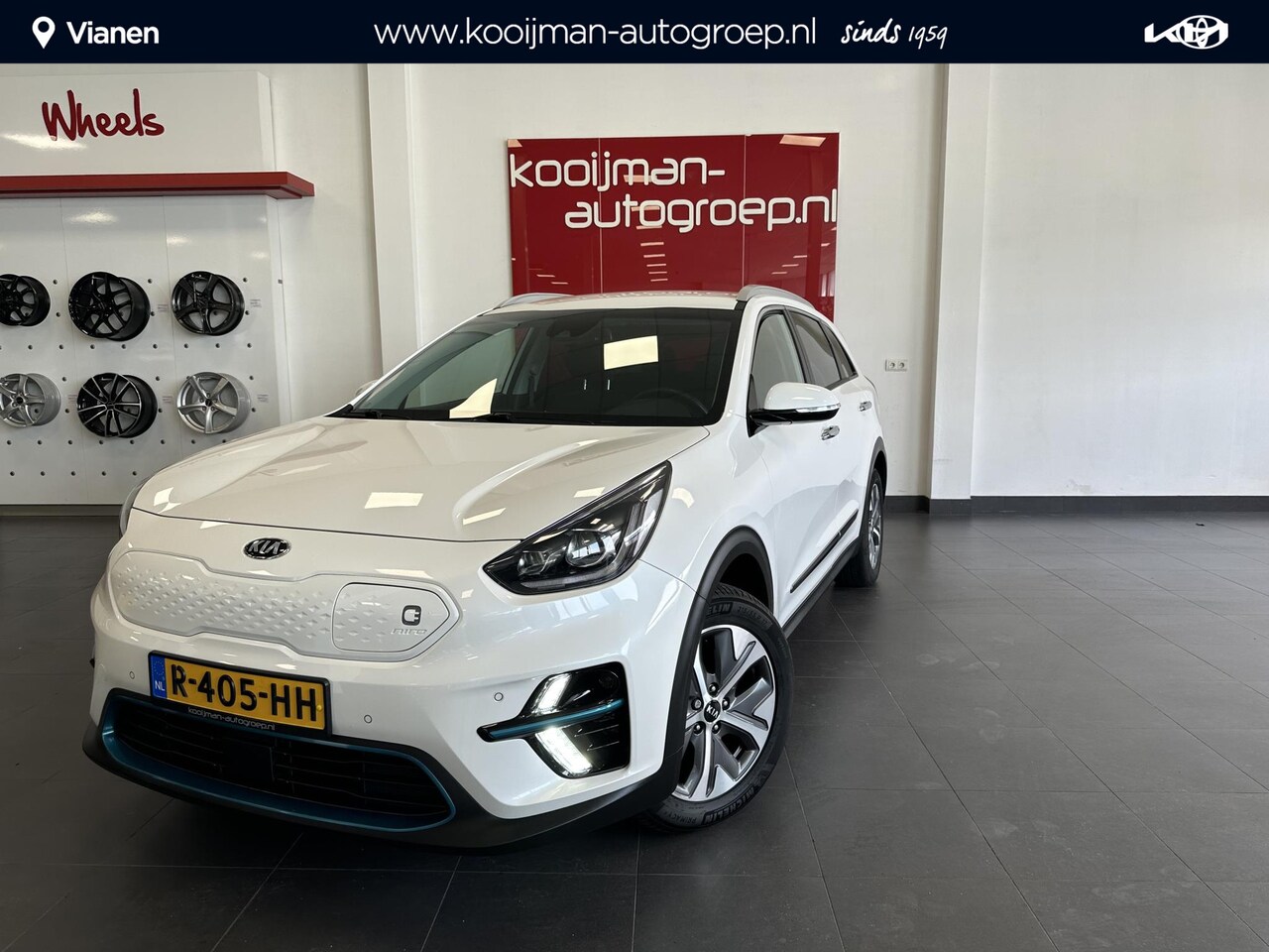 Kia e-Niro - DynamicLine 64 kWh BTW auto , Volledig leder , Stoel/stuurverwarming , Full map navigatie - AutoWereld.nl