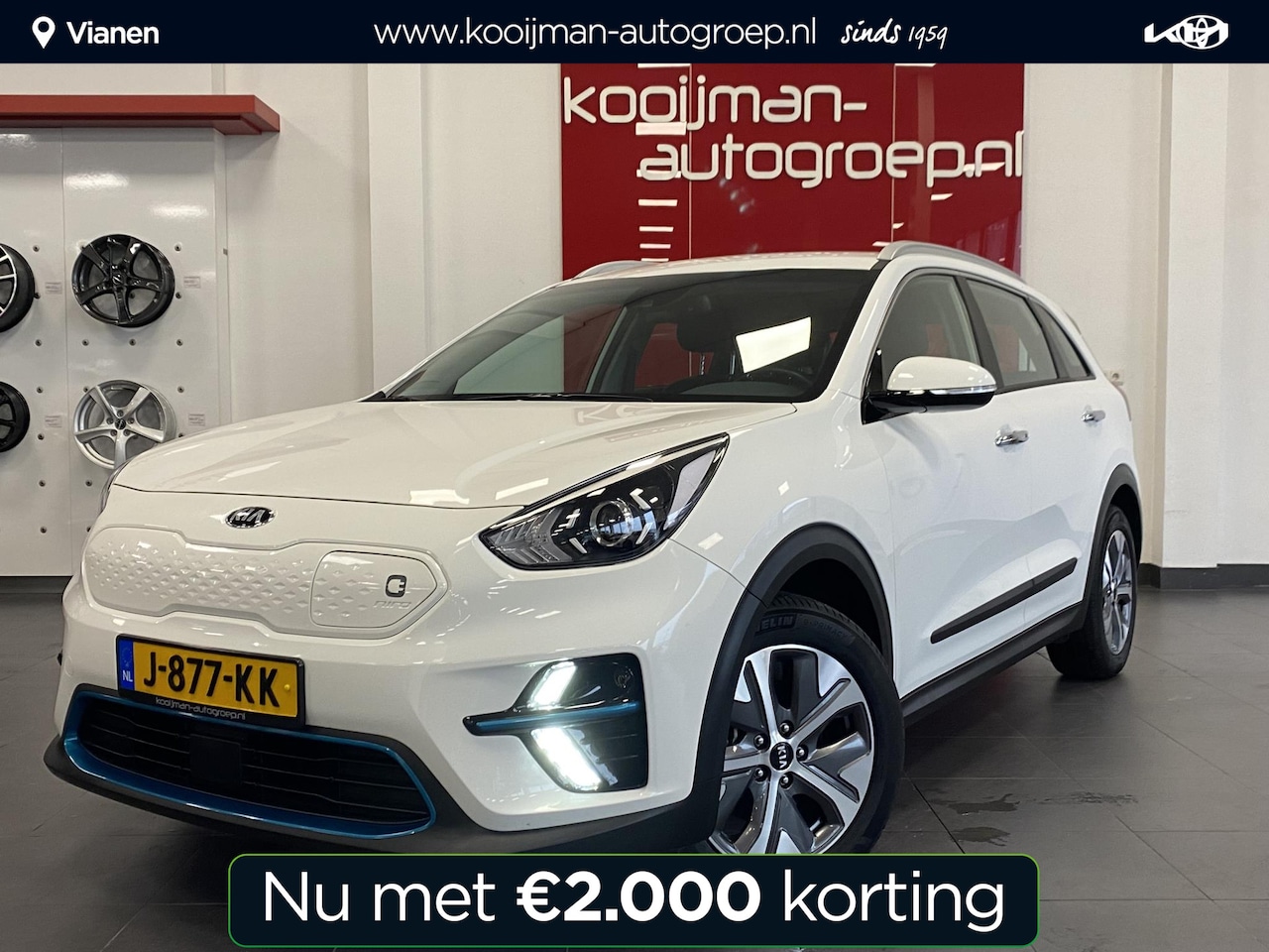 Kia e-Niro - DynamicLine 64 kWh FABRIEKSGARANTIE T/M 08-2027 of 150.000km, €2.000,- Subsidie mogelijk, - AutoWereld.nl