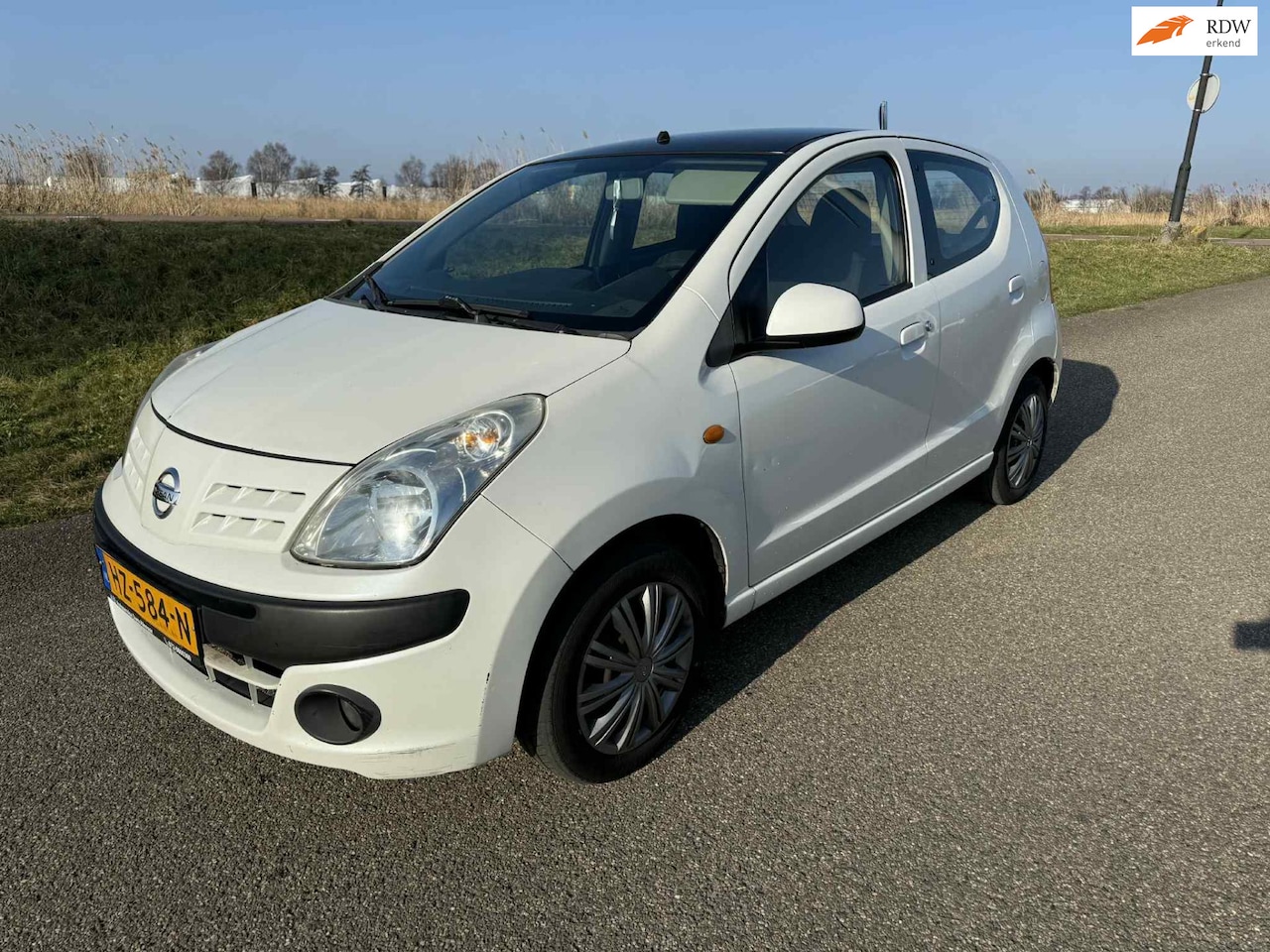 Nissan Pixo - 1.0 Visia incl nw apk garantie en onderhoudsbeurt ! - AutoWereld.nl