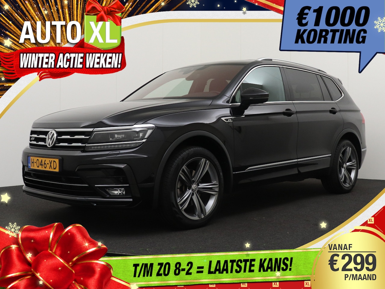 Volkswagen Tiguan Allspace - 1.5 150 PK Aut. R-Line 7p. Trekhaak Carplay Camera 1k - AutoWereld.nl