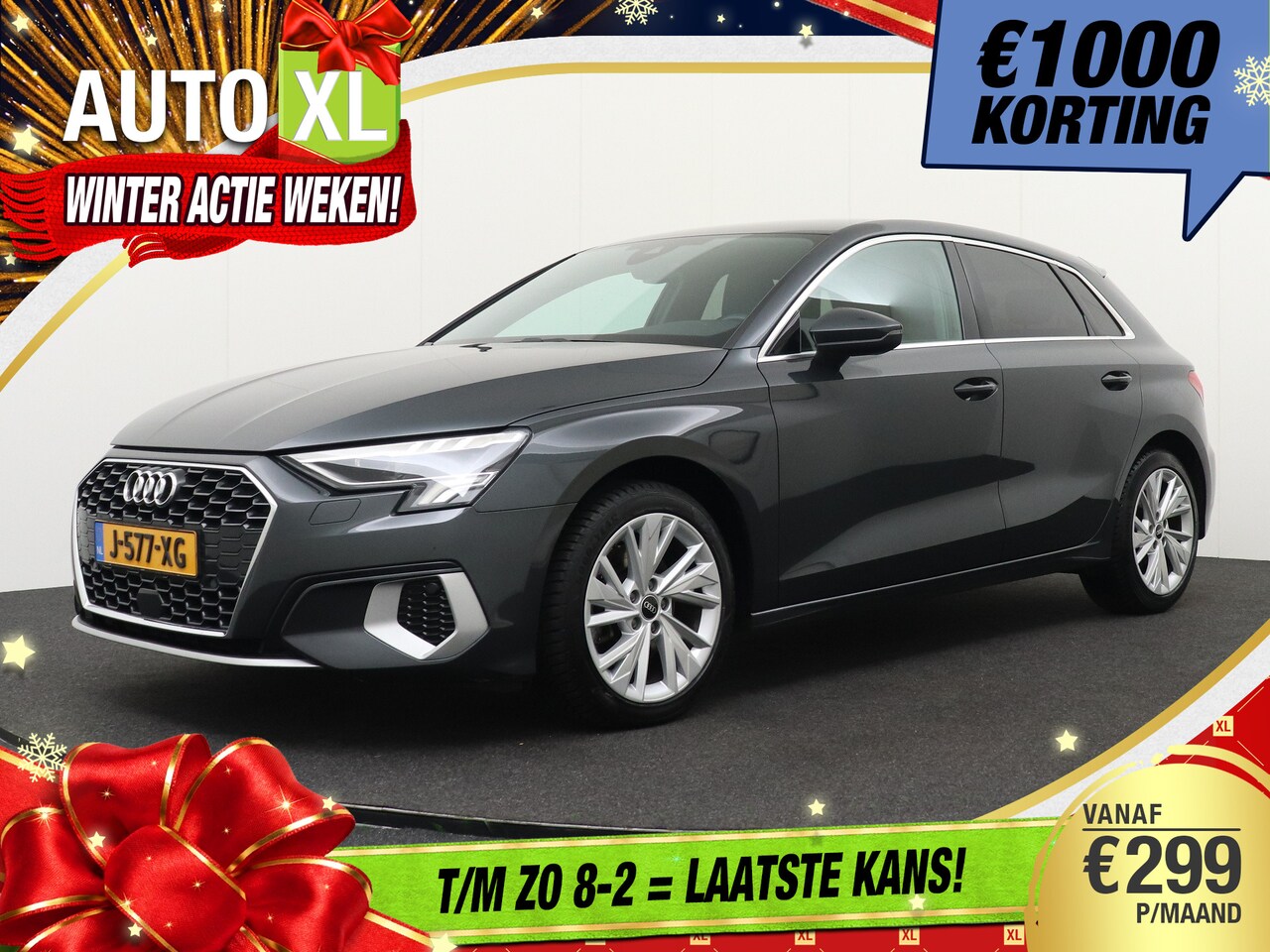 Audi A3 Sportback - 35 150 PK S-Line Leder-Sportstoelen Carplay Stoelverw. - AutoWereld.nl