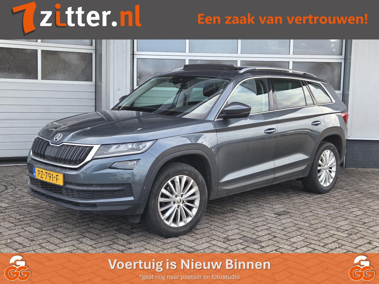 Skoda Kodiaq - 2.0 TDI Style Business 2.0 TDI Style Business, 7-Persoons, Trekhaak, Panoramadak, 360 Camera, Memory stoelen, ACC - AutoWereld.nl