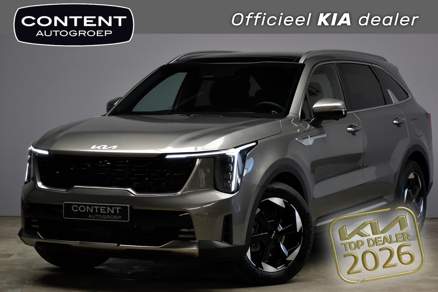 Kia Sorento - 1.6 T-GDi 253pk Plug-in Hybrid Aut AWD 7 PERS. ExecutiveLine NIEUW - SNEL LEVERBAAR - AutoWereld.nl