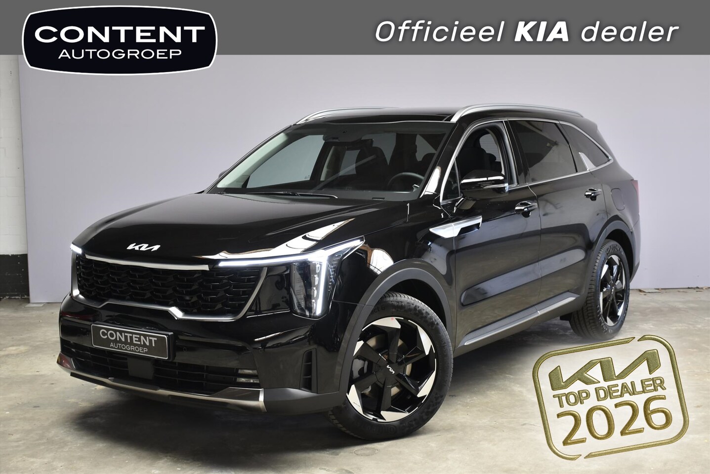 Kia Sorento - 1.6 T-GDi 252pk PHEV Aut AWD DynamicPlusLine 7-PERS. NIEUW - SNEL LEVERBAAR - AutoWereld.nl