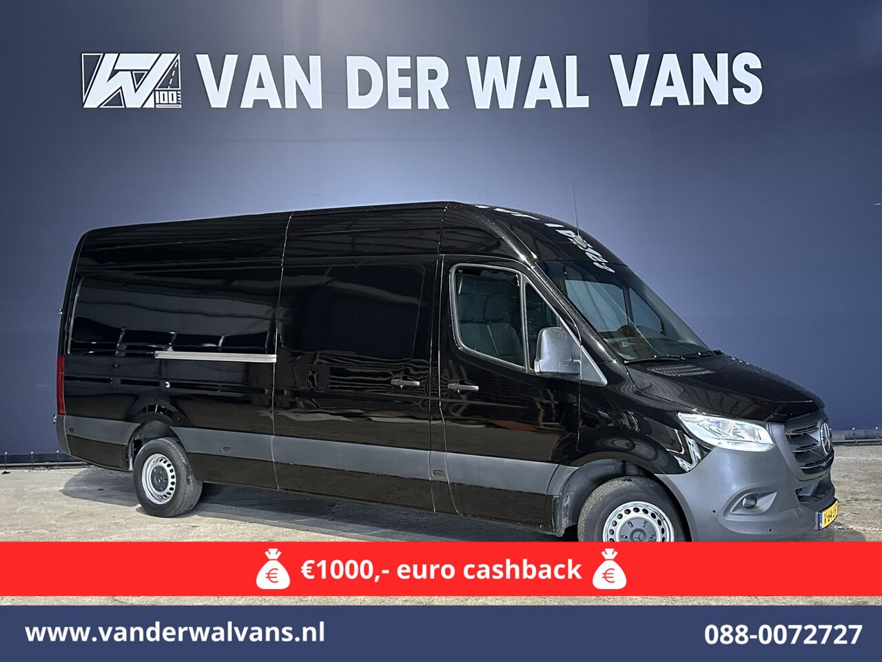 Mercedes-Benz Sprinter - 317 CDI 170pk L3H2 Euro6 Airco | Apple Carplay | 360 Graden Camera | Navigatie Android Aut - AutoWereld.nl