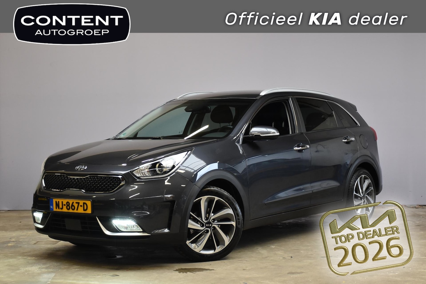 Kia Niro - 1.6 GDi Hybrid 141pk DCT6 ExecutiveLine - AutoWereld.nl