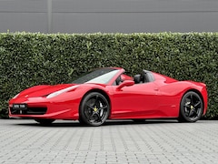 Ferrari 458 - 4.5 V8 Spider HELE, CARBON, LEDER, CAMERA, KERAMISCH, XENON, ECC-AIRCO, STOELVERWARMING, L
