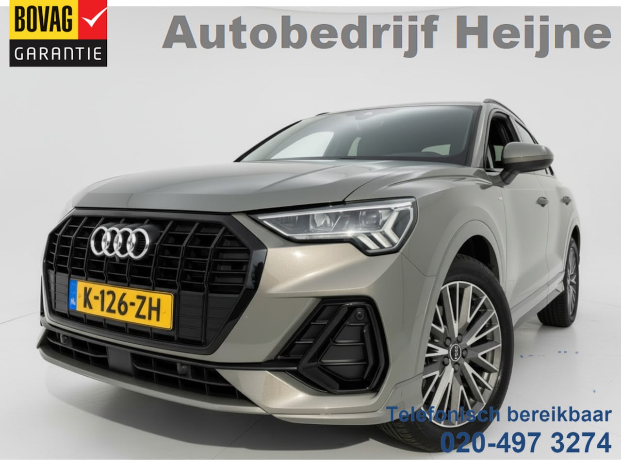 Audi Q3 - 35 TFSI 150PK S-TRONIC S-LINE CAMERA/LEDER/MATRIX-LED - AutoWereld.nl