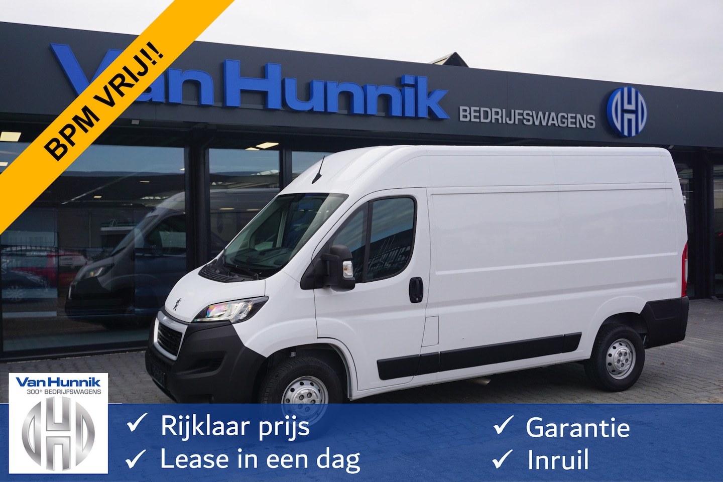 Peugeot Boxer - 35 2.2 140PK L2H2 BPM VRIJ!! Apple CP / Android A, Airco, Cam, 270° Deur!! NR. J417* - AutoWereld.nl