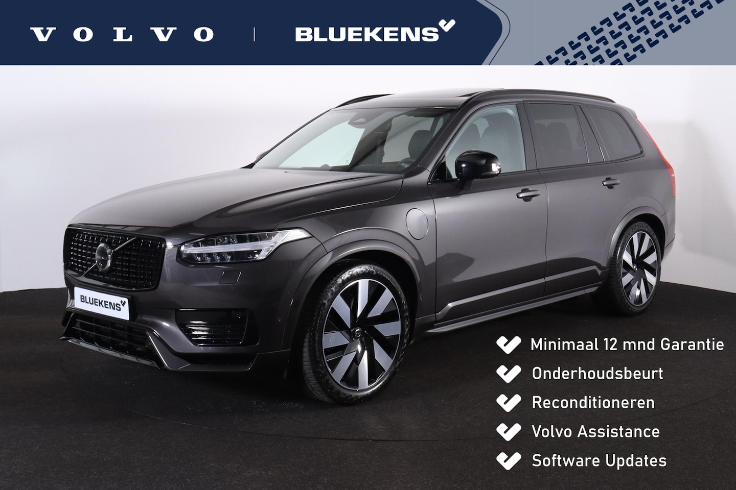 Volvo XC90 - T8 Recharge AWD Ultimate Dark - LONG RANGE - Luchtvering - Panorama/schuifdak - IntelliSaf - AutoWereld.nl