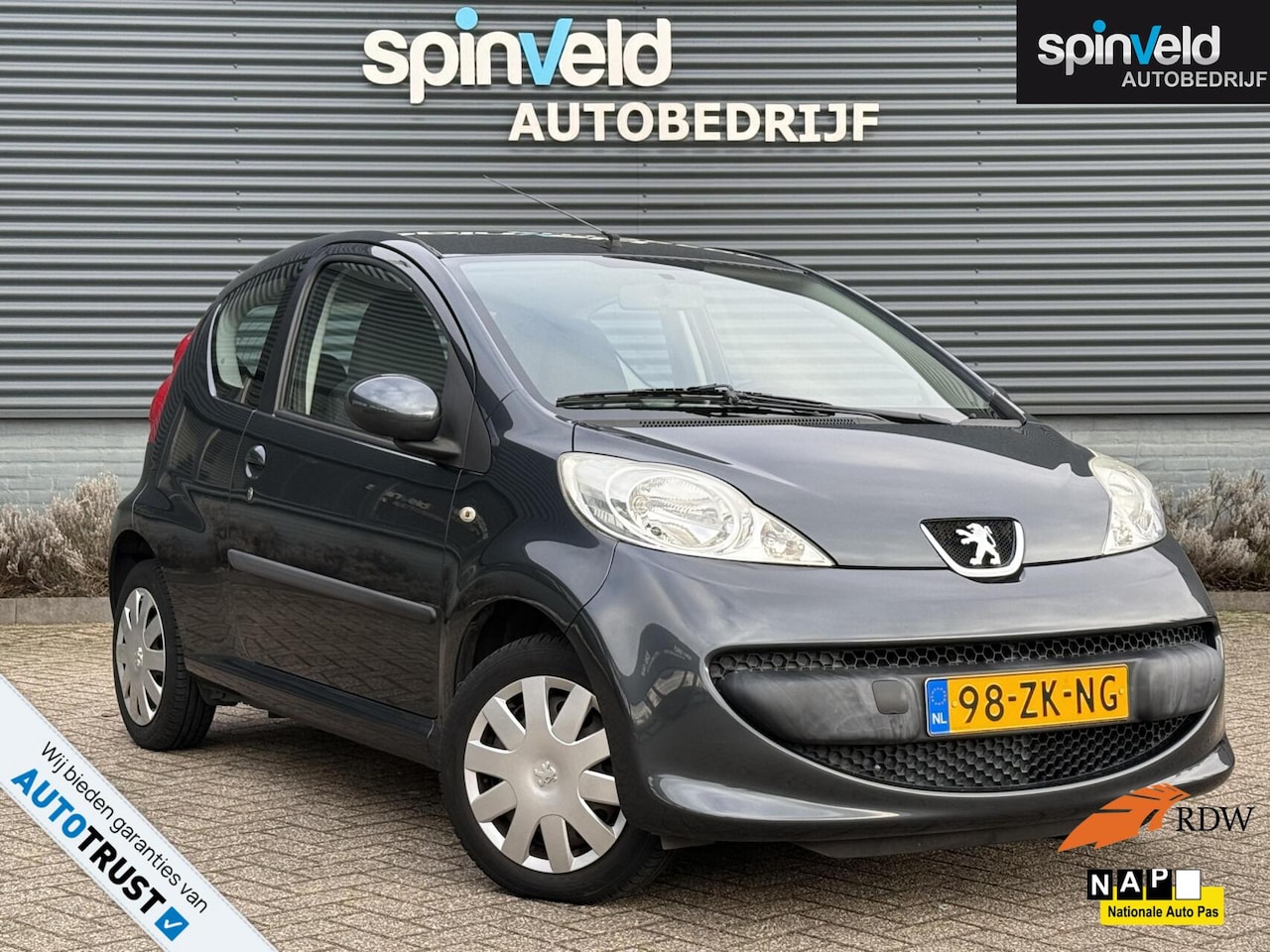 Peugeot 107 - 1.0-12V XS BJ`08 NAP NL Lage Kmstand! 3drs Elek ramen - AutoWereld.nl