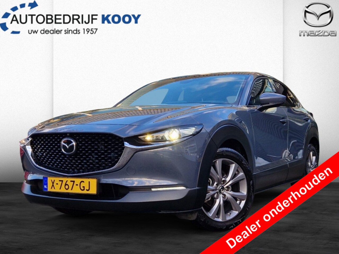 Mazda CX-30 - 2.0 e-SkyActiv-G Luxury Leder / 360 camera / Bose - AutoWereld.nl