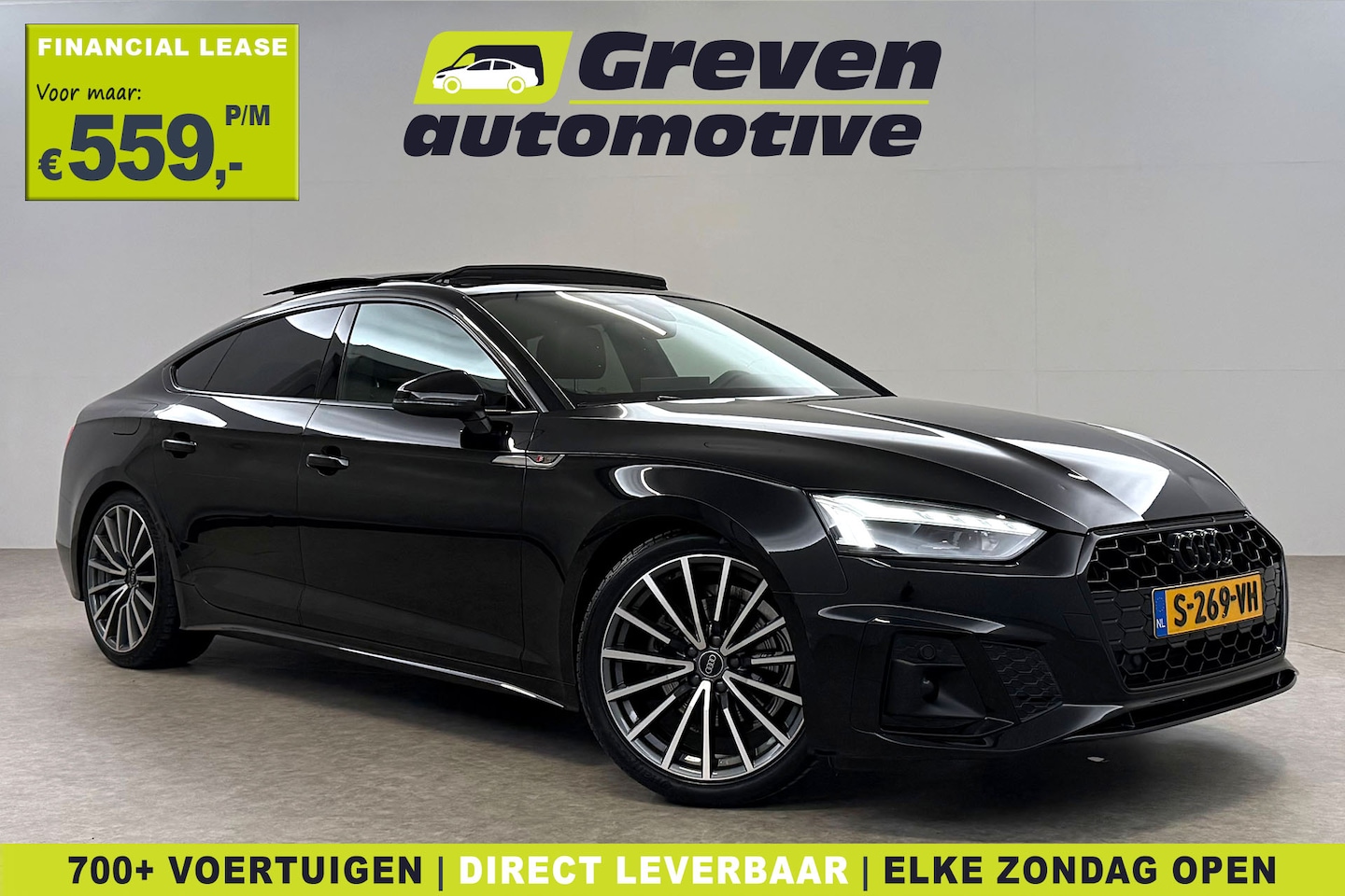 Audi A5 - TFSI S-Line Competition Black Optic | Pano | Virtual | b&o | Sfeer | Carplay | Stoelverw. - AutoWereld.nl