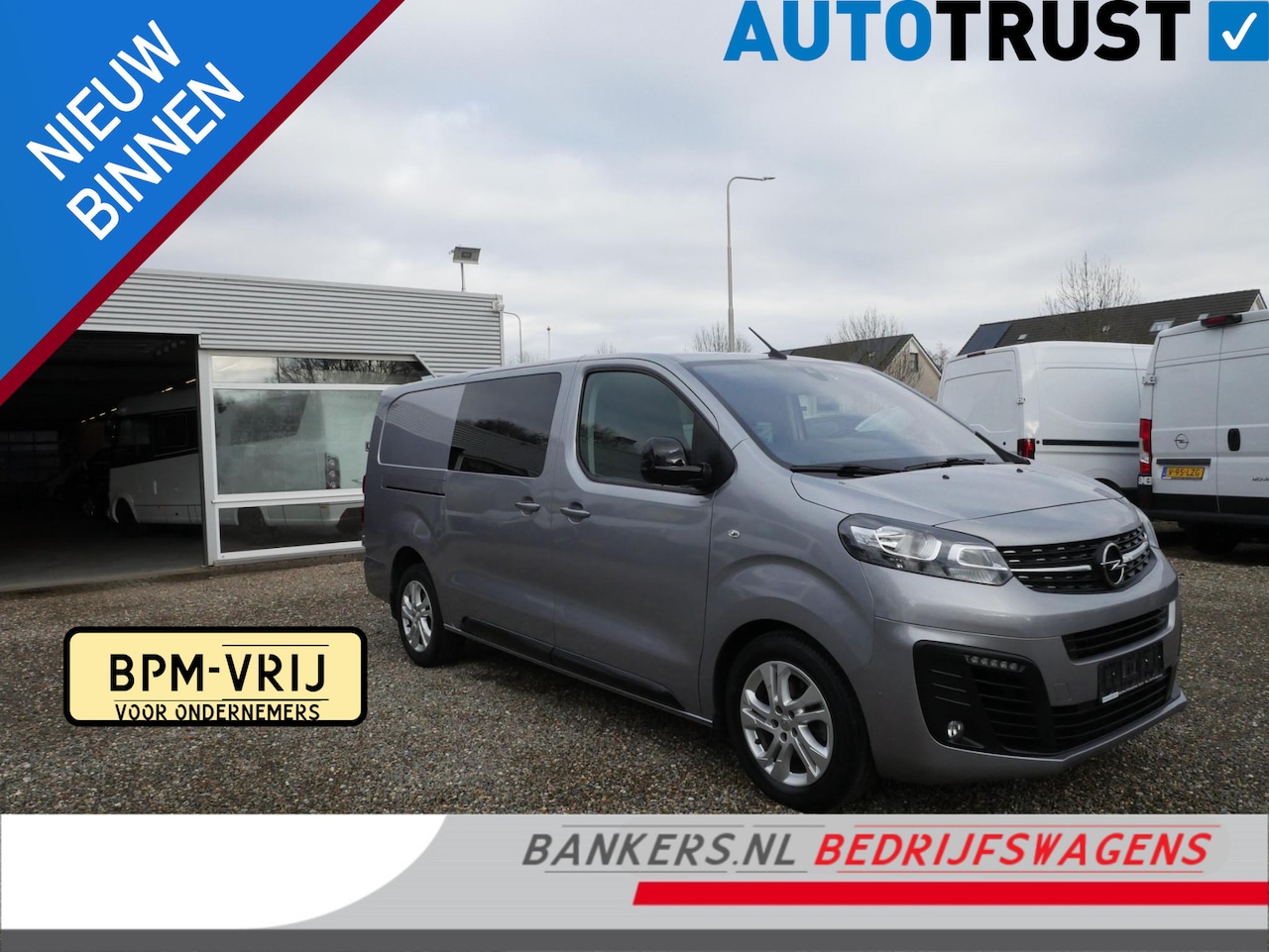 Opel Vivaro - 2.0 CDTI 150PK, L3, Dubbel cabine, Airco, 2 x Schuifdeur - AutoWereld.nl