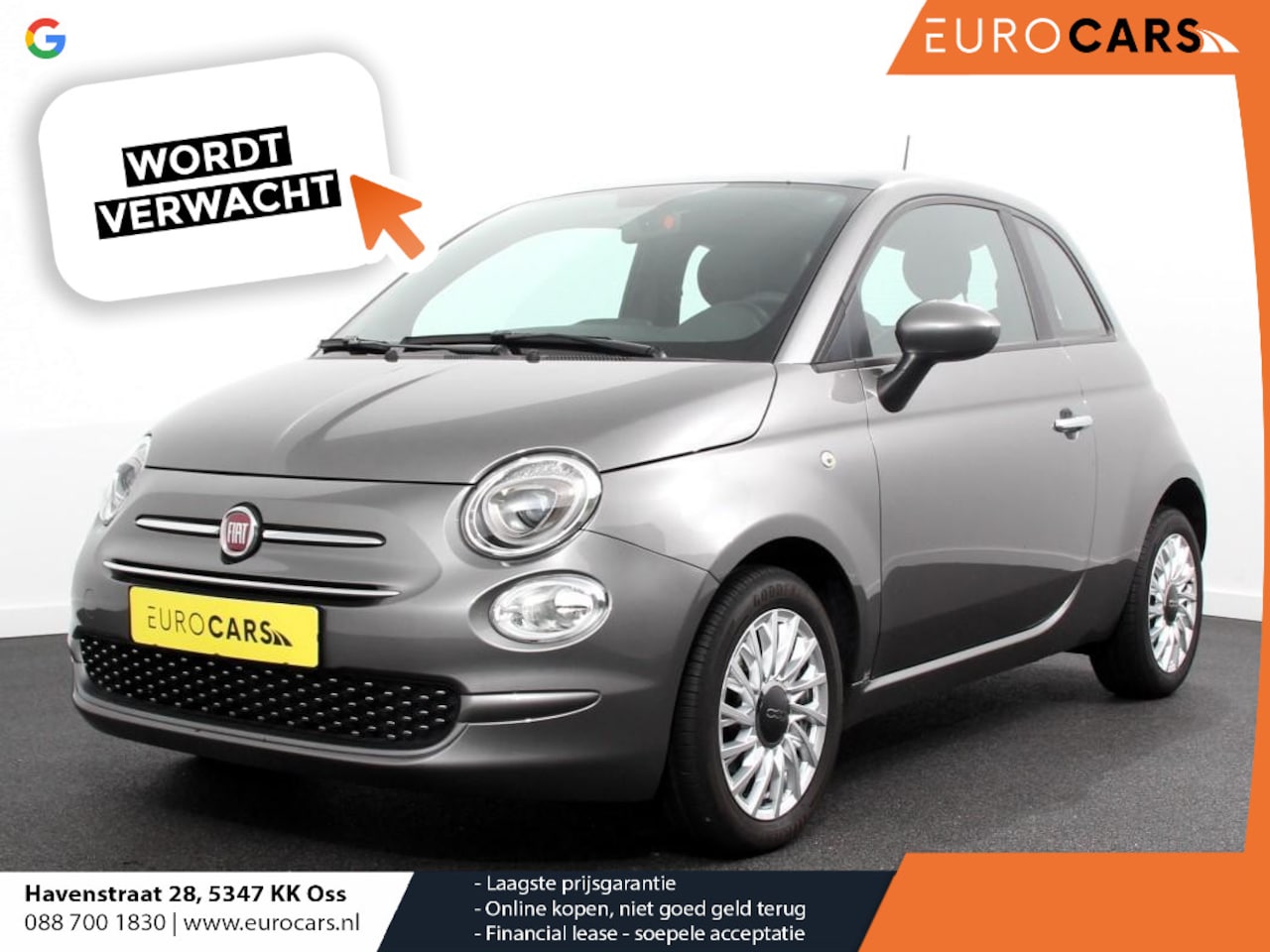 Fiat 500 - 1.0 Hybrid Lounge Plus | Cruise control | Panorama dak | Parkeersensor achter | Climate co - AutoWereld.nl