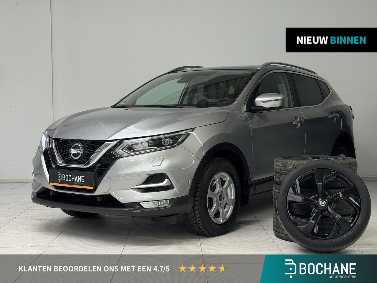 Nissan Qashqai - 1.3 DIG-T Tekna | Navigatie | 360 Camera | Stoelverwarming | Winter / Zometset | - AutoWereld.nl
