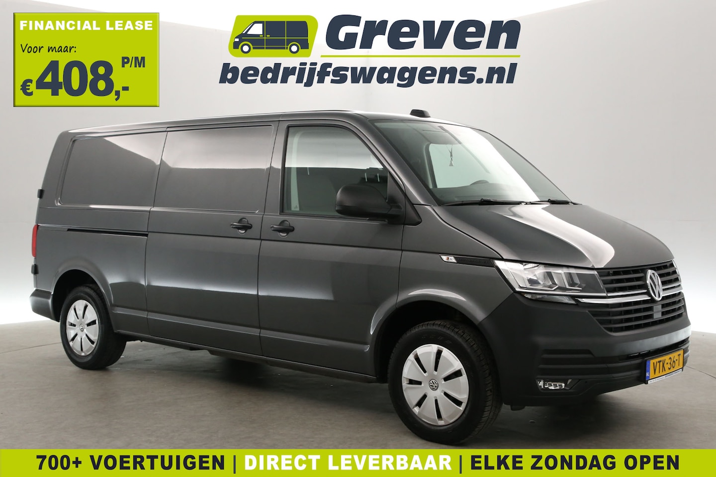 Volkswagen Transporter - 2.0 TDI L2H1 | Airco | Cruise | Carplay | 2xSchuifdeur | Parkeersens. | Elektrpakket - AutoWereld.nl