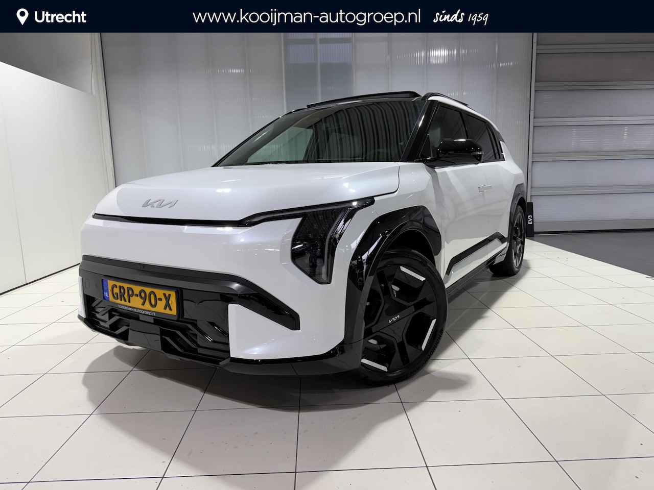 Kia EV3 - GT-PlusLine 81.4 kWh Auto vol luxe! Schuif-/kanteldak, V2L, 360° camera, stoelverwarming, - AutoWereld.nl