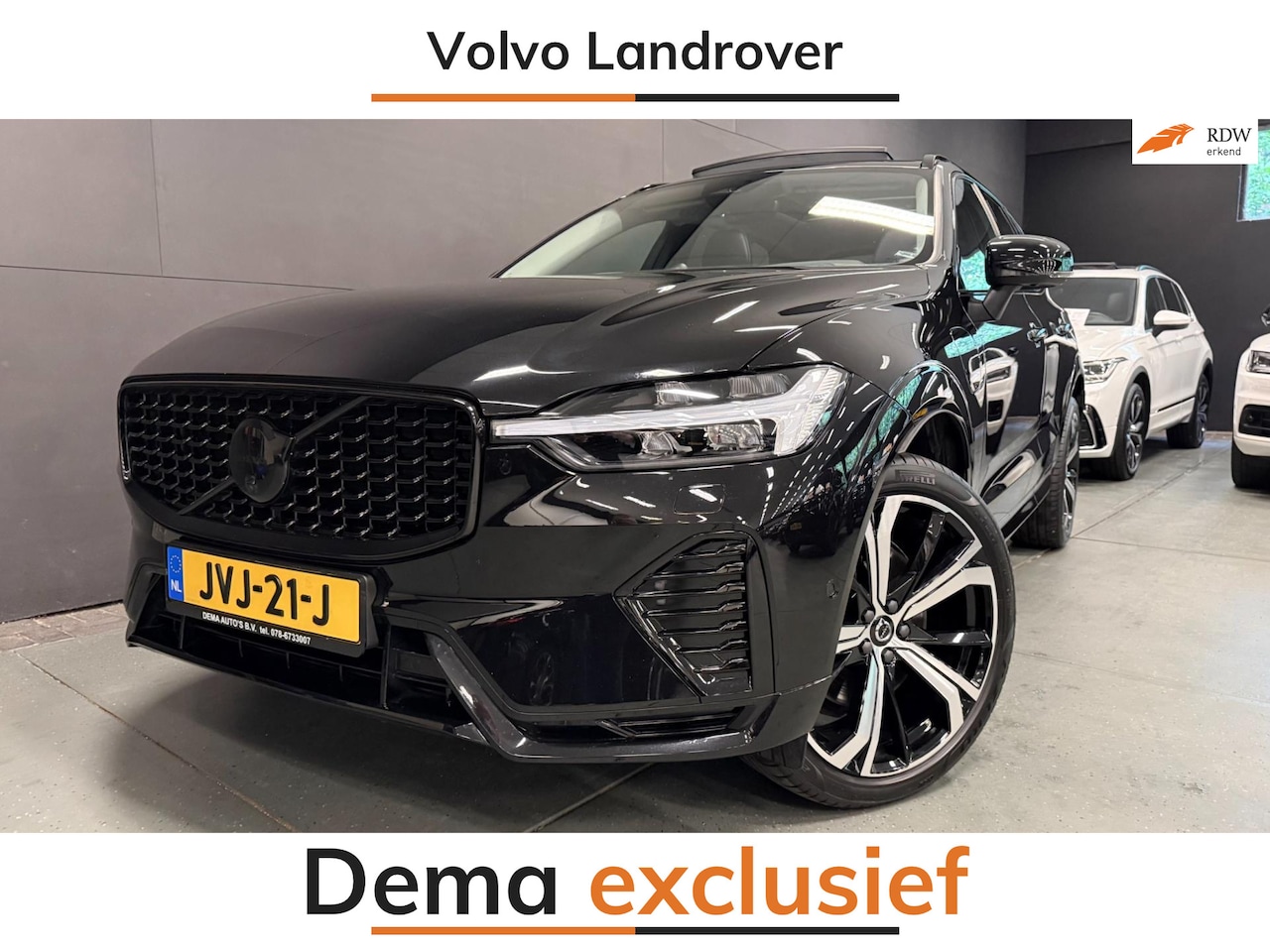 Volvo XC60 - 2.0 T8 455PK AWD Plus Black Edition B&W/PANO/LEDER/H-UP/STOEL-M+KOELING/// - AutoWereld.nl
