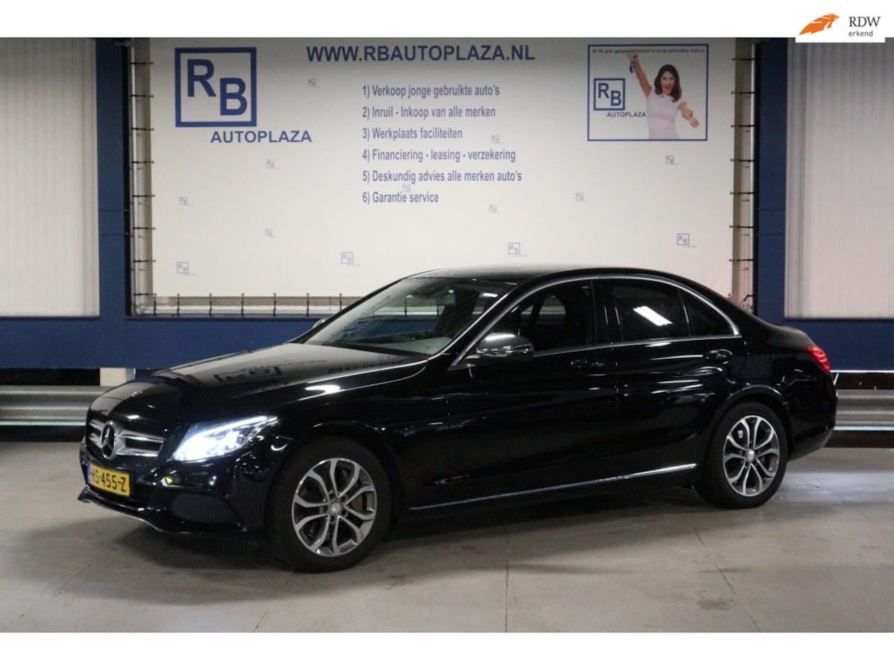 Mercedes-Benz C-klasse - 350 e Lease Edition / Stoelverwarming / Sport interieur / Black ! ! ! - AutoWereld.nl