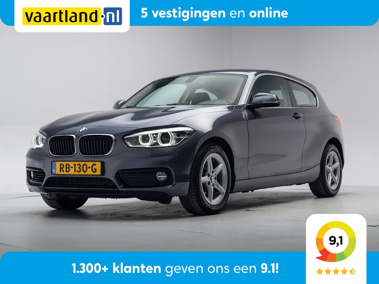 BMW 1-serie - 118i Executive Aut. [ LED Navi Leder ] - AutoWereld.nl