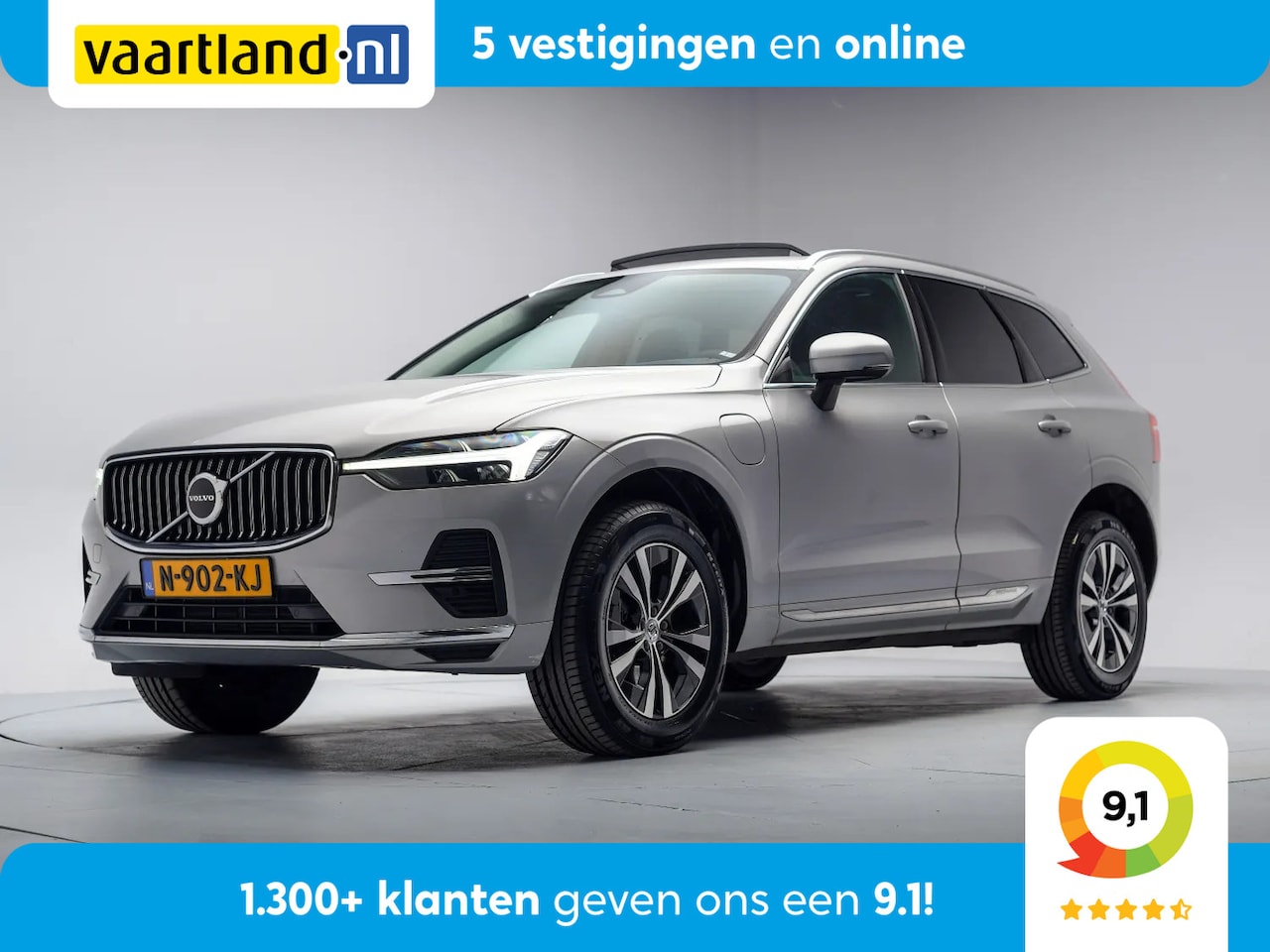 Volvo XC60 - 2.0 T6 Plug-in hybrid AWD Inscription Aut. [ Panoramadak Adapt.cruise Camera ] - AutoWereld.nl