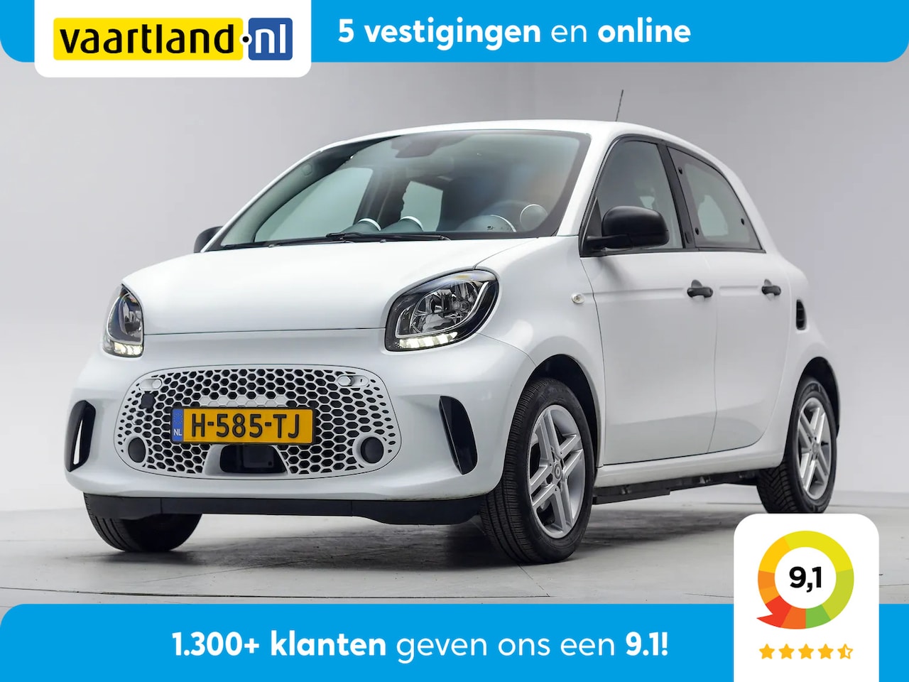 Smart Forfour - EQ Essential 18 kWh [ Leder Clima Bleuthooth Dab ] - AutoWereld.nl