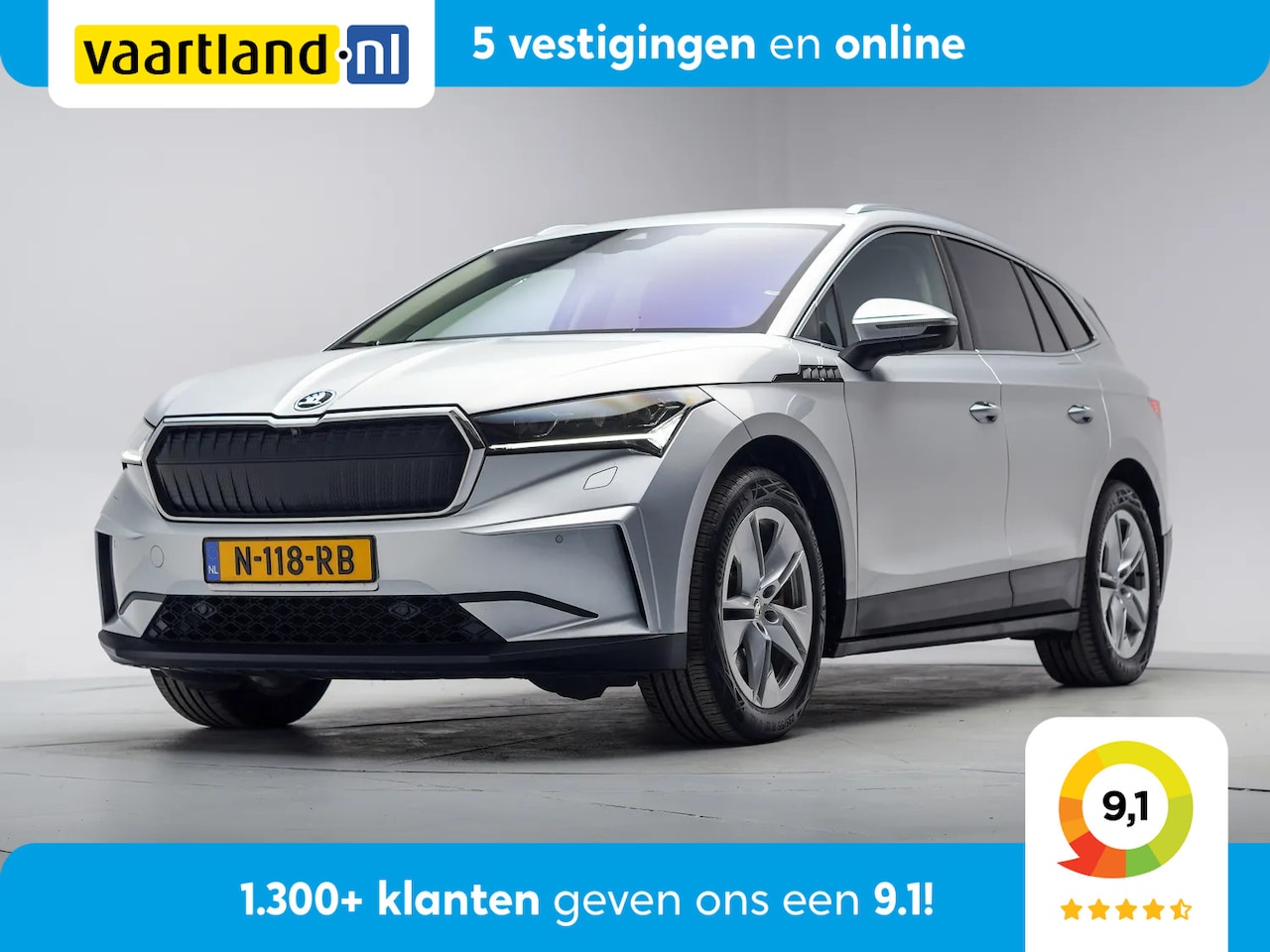 Skoda Enyaq iV - 80 Comfort Plus [ Stoelverwarming Half leder Camera ] - AutoWereld.nl