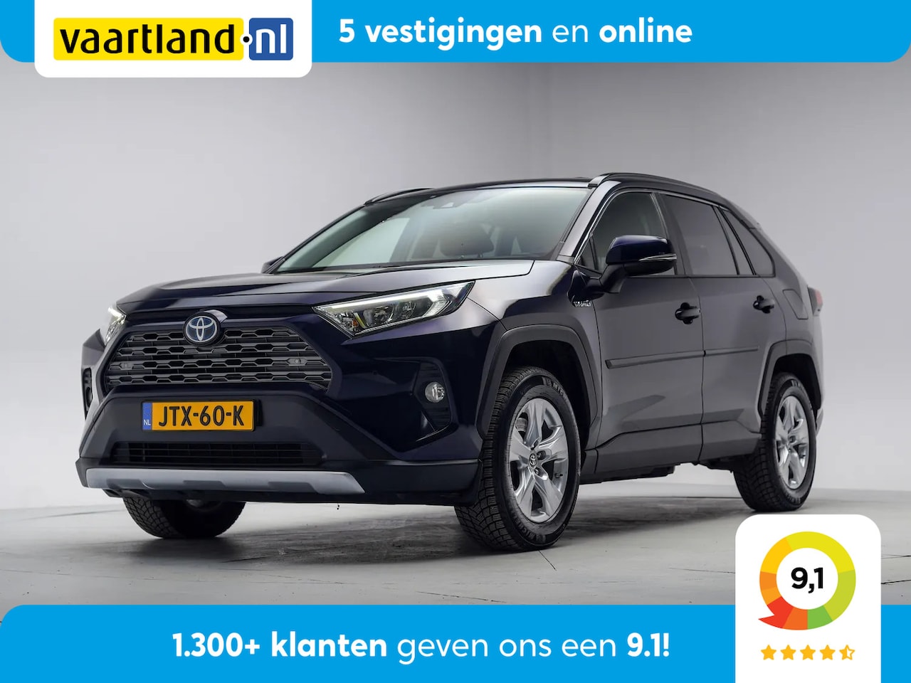 Toyota RAV4 - 2.5 HYBRID AWD Dynamic Business [ LED Navi Adapt.cruise Camera ] - AutoWereld.nl