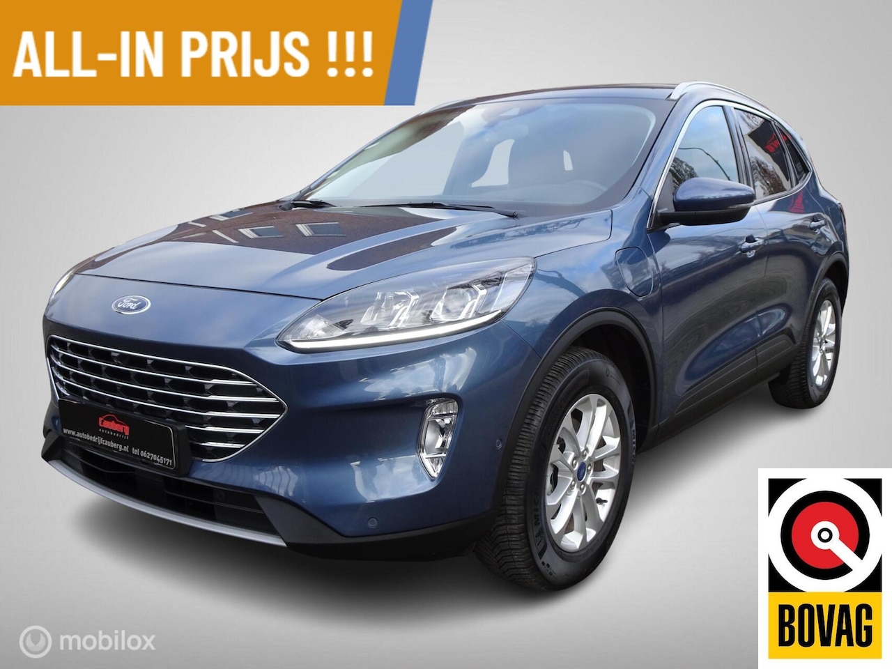 Ford Kuga - 2.5 PHEV Titanium Dodehoek, Adaptief Cruise !!! - AutoWereld.nl