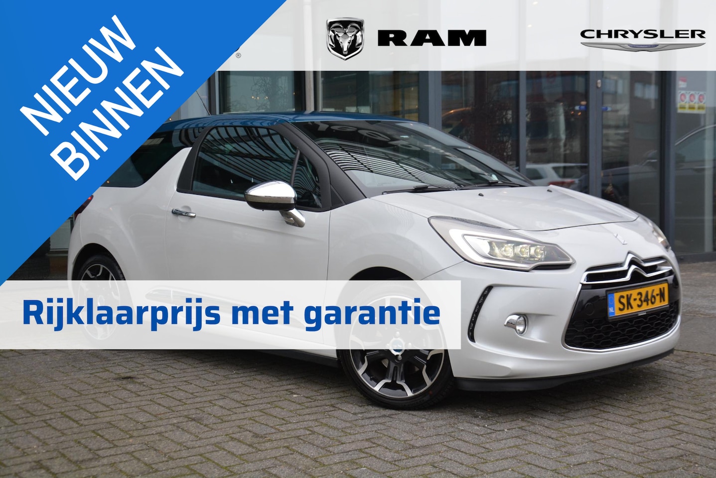 DS 3 - 1.6 Sport Chic | Trekhaak | Bicolor | Stoelverwarm | Camera - AutoWereld.nl