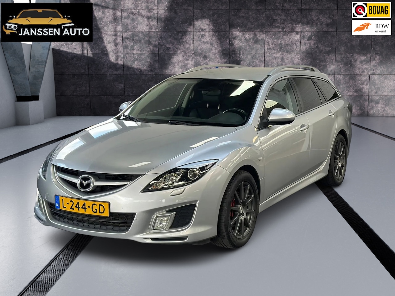 Mazda 6 Sportbreak - 2.5 S-VT GT-L | Climate | Stoelverwarming | Bose | 1/2 leder - AutoWereld.nl