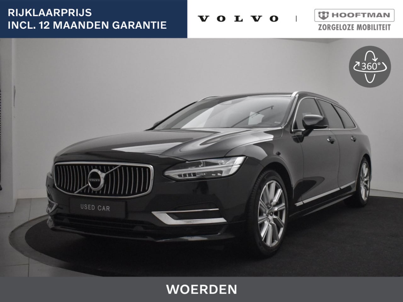 Volvo V90 - T4 AUT(8) INSCRIPTION LEDER NAVI TREKHAAK ACC BLIS KEYLESS - AutoWereld.nl