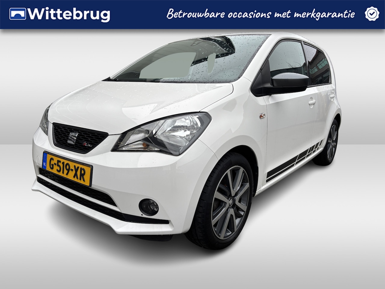 SEAT Mii - 1.0 FR Airco / Cruise / Parkeersensoren / Bluetooth / 16''LMV - AutoWereld.nl