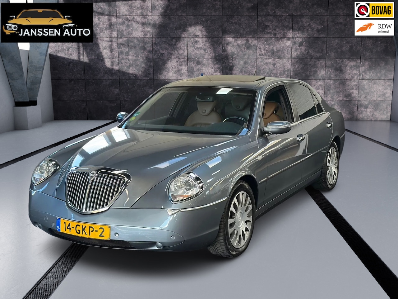 Lancia Thesis - 3.2-24V V6 Emblema | Leder | Automaat | Busso | Volledig onderhouden | Zeldzame auto - AutoWereld.nl
