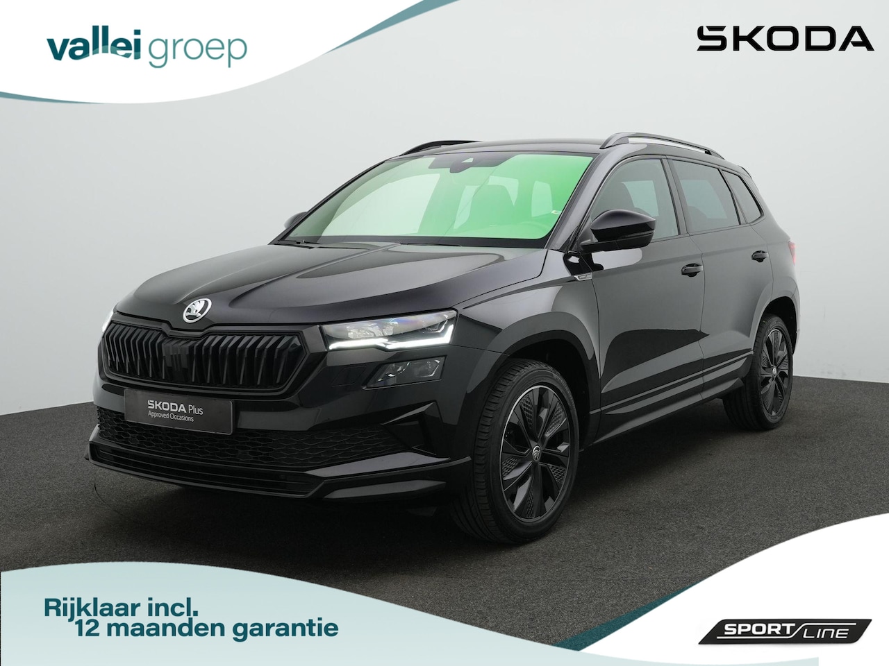 Skoda Karoq - 1.5 TSI ACT 150 pk DSG Sportline | Adaptief onderstel | Stuur-/achterbankverwarming | Matr - AutoWereld.nl