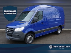 Mercedes-Benz Sprinter - 516 160pk Automaat 5000kg L2H2 Dubbellucht Trekhaak Apple Carplay Camera