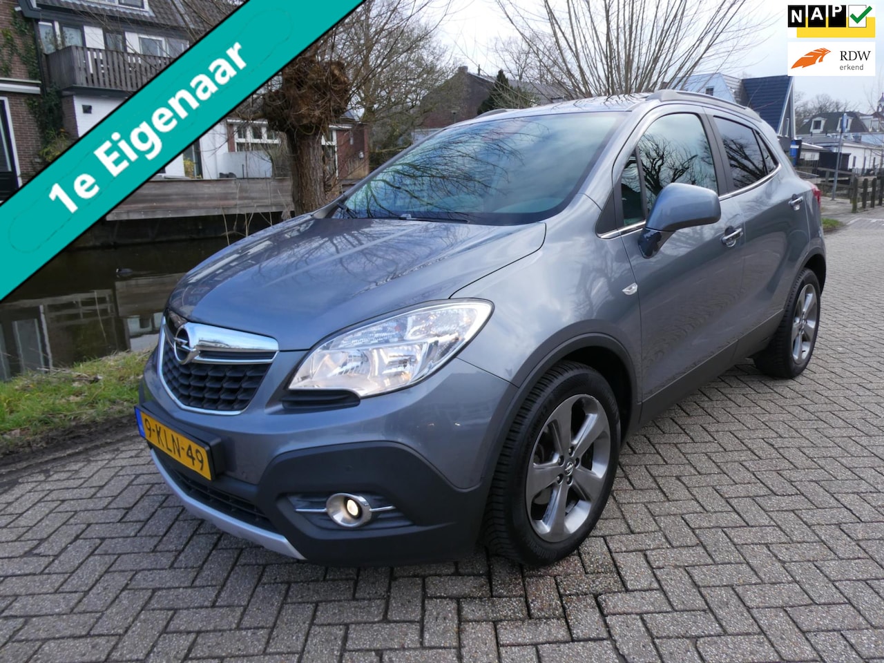 Opel Mokka - 1.6 Cosmo 1e eig. Clima Cruise Leder Navi PDC Schuifdak - AutoWereld.nl